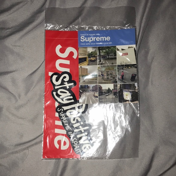 supreme verify sticker